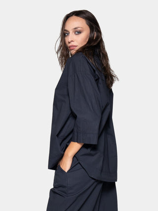 3/4 Long Sleeve Cotton Shirt - Baci Fashion