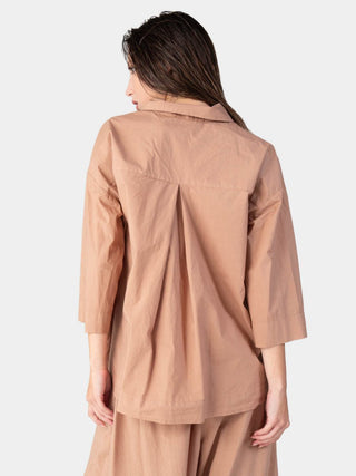 3/4 Long Sleeve Cotton Shirt - Baci Fashion