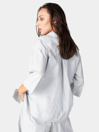 3/4 Long Sleeve Cotton Shirt - Baci Fashion