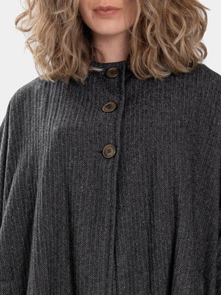 3/4 Sleeve Herringbone Jacket - Baci Fashion