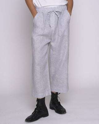 Micro Striped Drawstring Culottes