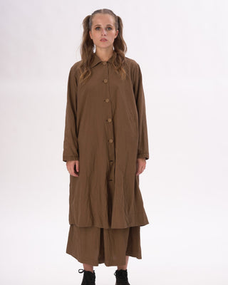 Organic Cotton Belted Smock Dress