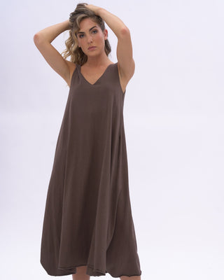 Organic Cotton V-neck Tank Dress