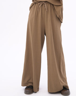 Organic Cotton Palazzo Elastic Pants