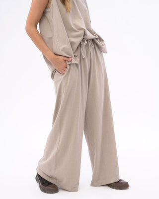 Organic Cotton Palazzo Elastic Pants