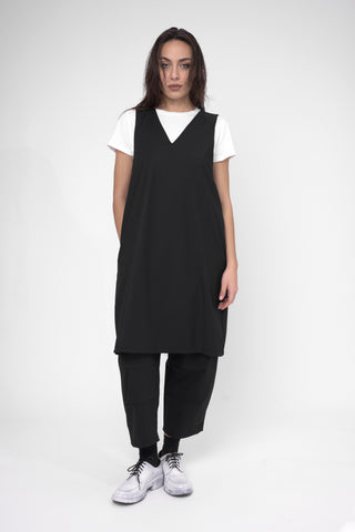 V Neck Back Bow Dress