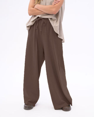 Organic Cotton Palazzo Elastic Pants