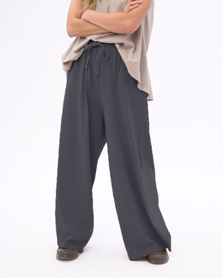 Organic Cotton Palazzo Elastic Pants