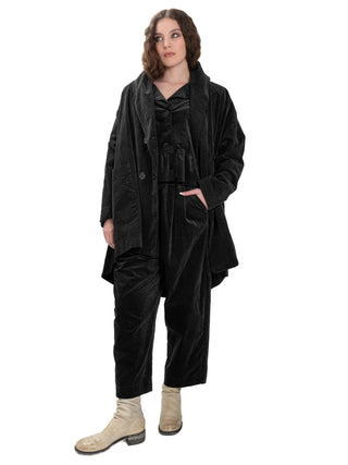 Vintage Look Shawl Collar Coat