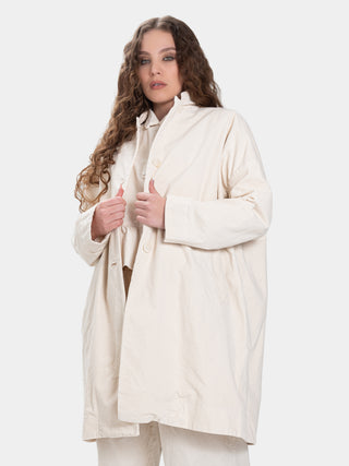 Vintage Look Shawl Collar Coat