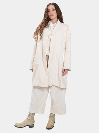Vintage Look Shawl Collar Coat