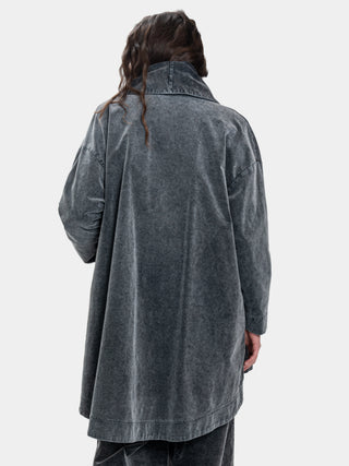 Vintage Look Shawl Collar Coat