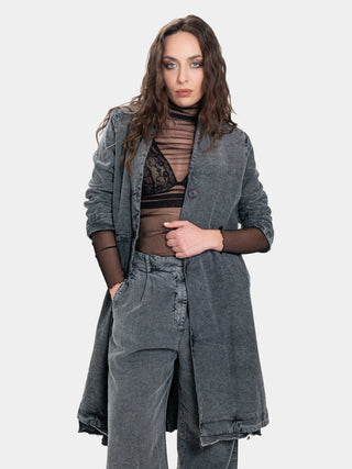 Elongated Collar Jacket