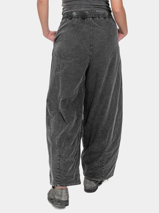 Padded Cotton Elastic Waist Trousers