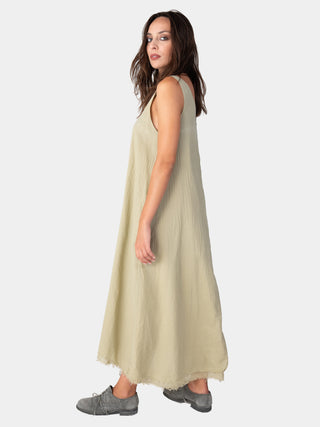Layered V-Neck Organic Cotton Maxi Dress Baci Fashion Layered V-Neck Organic Cotton Maxi Dress Baci Fashion