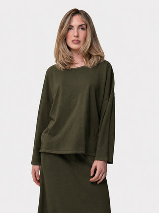 Hi-Lo-Round-Neck-Cotton-Sweatshirt by baci