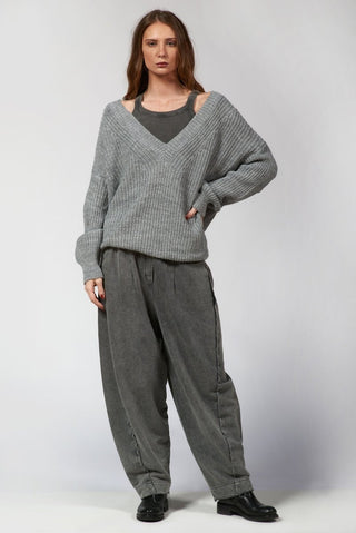 Alpaca Blend V - Neck Sweater - Baci Fashion