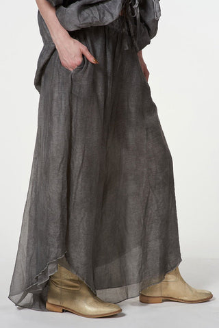 Asymmetric Cut Palazzo Pants - Baci Fashion