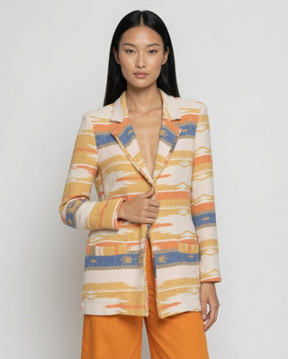Aztec Print Blazer Jacket - Baci Fashion