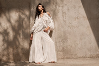 baci-blouse-with-ruffles-white by baci fashion
