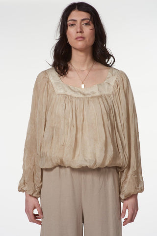 Balloon - Shirt with Square Neckline - Baci Fashion