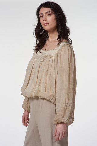 Balloon - Shirt with Square Neckline - Baci Fashion
