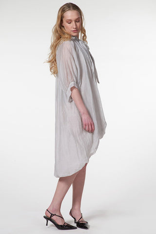 Balloon Tunic with Scarf Collar - Baci Fashion