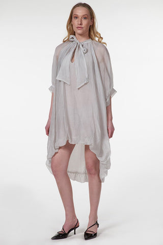 Balloon Tunic with Scarf Collar - Baci Fashion