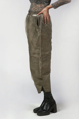 Barrel Pants with Organza Overlay - Baci Fashion