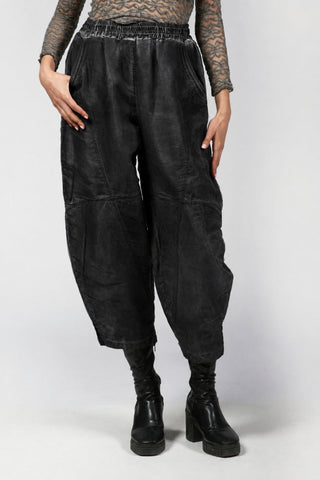 Barrel Pants with Organza Overlay - Baci Fashion