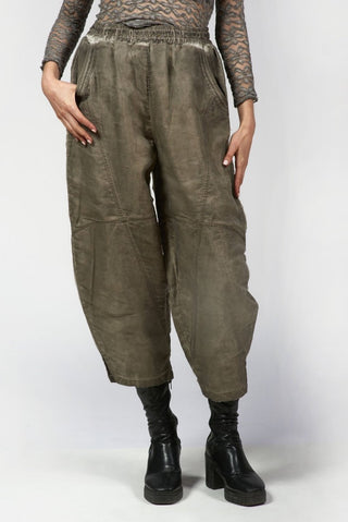 Barrel Pants with Organza Overlay - Baci Fashion