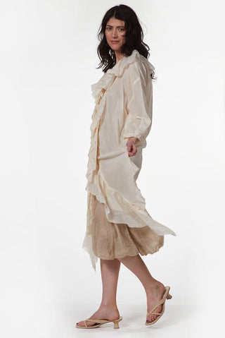 Boho Tunic with Front Ruffles - Baci Fashion