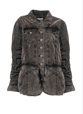 Bomber - Style Jacket with Topstitches - Baci Fashion