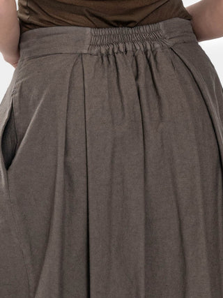 Box Pleated Midi Skirt - Baci Fashion