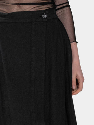 Box Pleated Midi Skirt - Baci Fashion