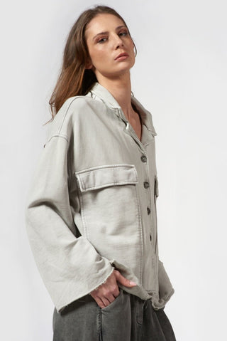 Cargo Jacket with Front Pockets - Baci Fashion