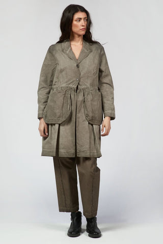 Chino Pants with Raw Edge Details - Baci Fashion