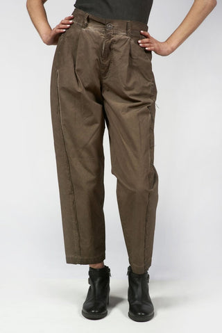 Chino Pants with Raw Edge Details - Baci Fashion