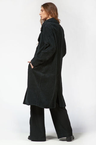 Corduroy Long Coat - Baci Fashion