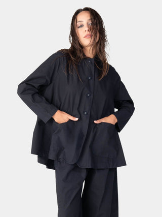 Cotton 4 Button Swing Jacket - Baci Fashion