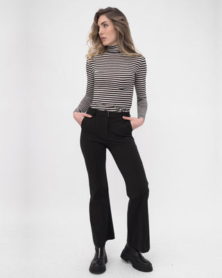 Cotton Blend Work Pant - Baci Fashion