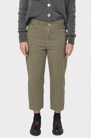 Cotton Corduroy Straight Leg Pant - Baci Fashion