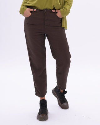 Cotton Linen Blend Pants - Baci Fashion