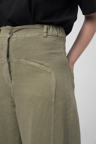 Cotton Linen Cargo Pants - Baci Fashion