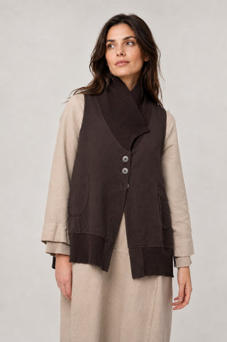 cotton-linen-cargo-sweater-vest-front by baci
