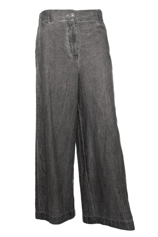 Cotton - Linen Palazzo Pants - Baci Fashion