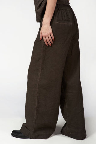Cotton - Linen Palazzo Pants - Baci Fashion