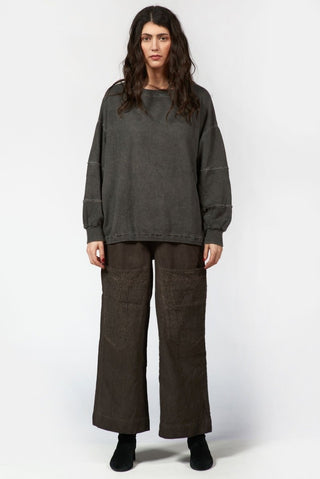 Cotton Oversized Sweatshirt - Baci Fashion