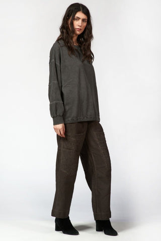 Cotton Oversized Sweatshirt - Baci Fashion