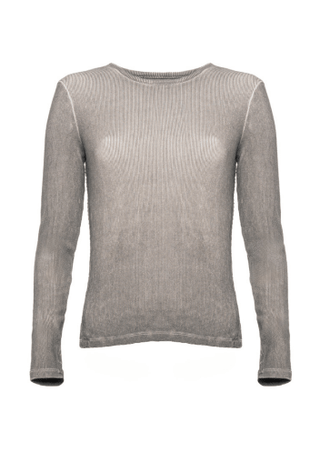 Crewneck Ribbed Top - Baci Fashion